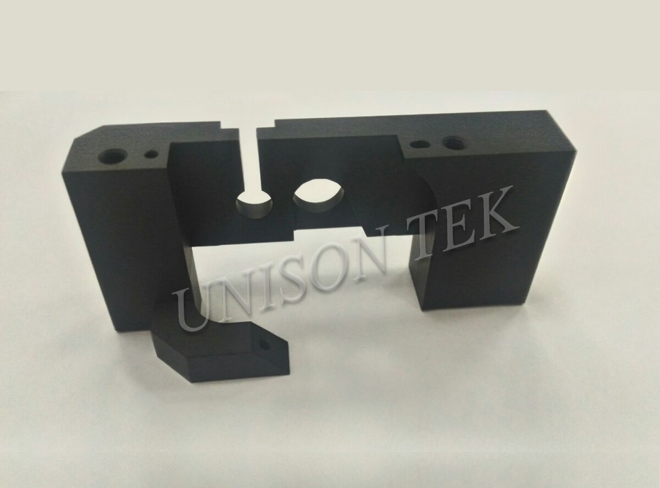 Aluminum Milled Part With Matt Black Anodize